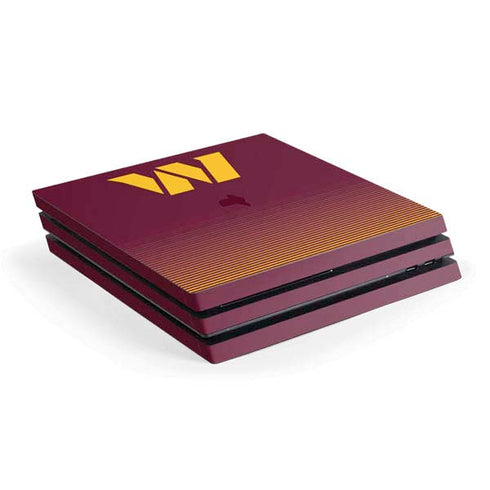 NFL Washington Commanders Breakaway PS4 Pro Console Skin